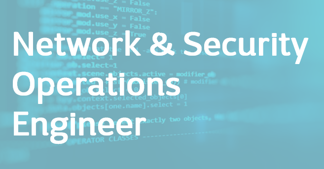 Network & Security Operations Engineer – FR / EN